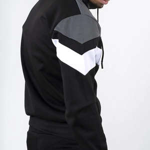 ชุดวอร์มระบายอากาศของผู้ชายชุดวิ่งออกกำลังกายผ้าฝ้าย100% สำหรับฤดูใบไม้ร่วงและฤดูหนาวโลโก้แบบกำหนดเอง - Product Image 3