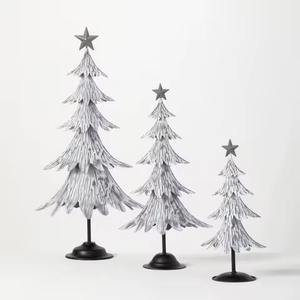 Árbol de Navidad de Metal para Decoración del Hogar Contemporánea, Adorno Navideño Minimalista con Elegante Diseño Metálico - Product Image 6