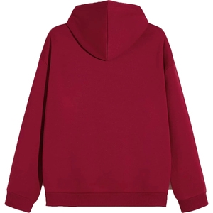 Sudadera con capucha con cordón sólido para hombre con bolsillo de algodón de alta calidad grueso pesado francés Terry pulóver personalizado hombro caído - Product Image 5