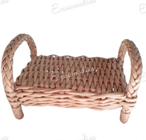 Cama de bebé de madera multifuncional inteligente, accesorios de fotografía para recién nacidos para exteriores y casa de campo, cama de mimbre y accesorios de estudio fotográfico - Product Image 6