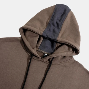 Sweat-shirt en molleton épais en coton surdimensionné pour l'hiver, écologique, avec design graphique personnalisé, sweat-shirt basique pour homme - Product Image 5