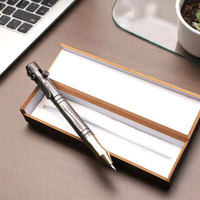 Stylo d'écriture en acier Damas fait main avec un motif élégant, cadeau de luxe pour le bureau et les affaires