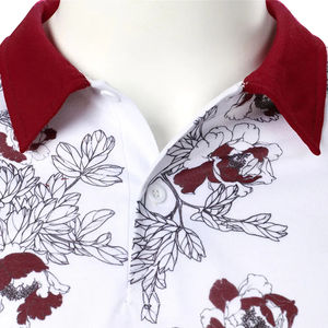 Polo de manga corta liso con logotipo de tela de diseño personalizado al por mayor para hombre, Polo informal aceptado por OEM - Product Image 6