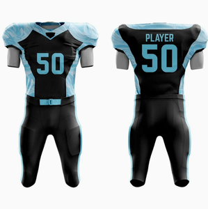 Precio de fábrica Uniformes de fútbol americano Logotipo personalizado Impreso Uniforme de fútbol americano transpirable de secado rápido Bajo MOQ - Product Image 4