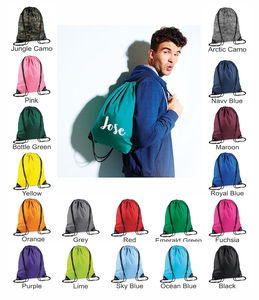 Bolsas con Cordón Personalizadas de Alta Calidad, Ligeras y Modernas para Jugadores de Tenis, Tamaño Adulto - Product Image 5