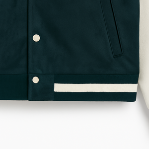 Veste en daim Varsity pour garçons juniors - Product Image 5