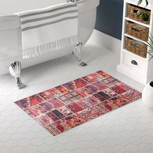 Netline Home Crafted Heritage Deep Red <b>Washable</b> <b>Rug</b> - Product Image 3