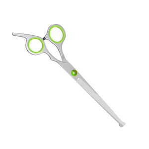 Ciseaux de toilettage allemand en acier inoxydable de 7.5 pouces, finition miroir, lame droite avec pointe pointue, repose-doigt fixe Type de beauté - Product Image 3