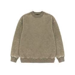 Sweats pour hommes de haute qualité Offre Spéciale Streetwear Vintage sweat lavé à l'acide sweat à capuche à manches régulières pour hommes et sweat-shirts - Product Image 3