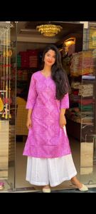 ชุดเดรสผ้าฝ้ายอินเดียทำด้วยมือชุดเดรสแบบชนเผ่าชุดอินเดียใส่ทุกวันแต่งงานปาร์ตี้ lehenga สำหรับผู้หญิงผลิตจากอินเดีย - Product Image 5