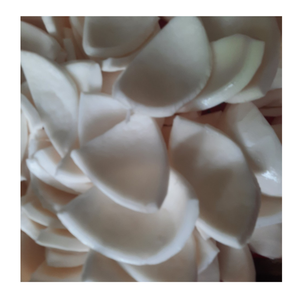 Venta al por mayor de carne de coco madura congelada IQF semidescascarillada con sabor dulce envasado a granel agua dulce conservada de coco - Product Image 2