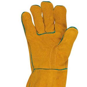 Guantes de soldadura de cuero de vaca de diseño personalizado de alta demanda duraderos con material de alta calidad - Product Image 3
