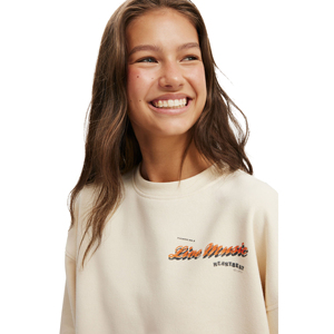 Sudadera Nueva de Moda Invernal, Estilo Urbano, Hombros Caídos, Lisa para Impresión, Cuello Redondo Extra Grande, Informal, con Bordado Frontal para Mujer - Product Image 3