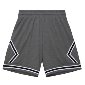 Short de basket-ball en maille respirant à séchage rapide personnalisé pour hommes, short uni à longueur de genou pour équipe de basketball, expédition DDP - Product Image 5