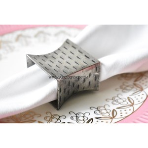 แหวนรองผ้าเช็ดปากโลหะ ชุบทองและสีเงิน ดีไซน์โดดเด่น ที่ใส่ผ้าเช็ดปาก ดีไซน์คลาสสิก คุณภาพสูง ทำจากอะลูมิเนียม - Product Image 6