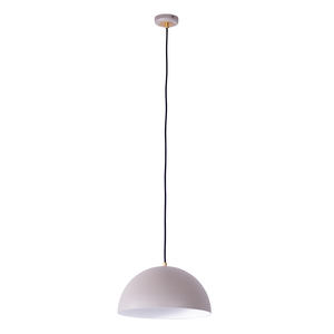 Luminaire suspendu moderne gris Truf, finition métallique, douille E27, éclairage intérieur, garantie de 2 ans, DC 60V, options de couleur - Product Image 1