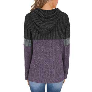 Sweat-shirt en polaire de style classique, pull chaud d'hiver, sweat à capuche pour femmes, tenue tendance, prix d'usine personnalisé - Product Image 2