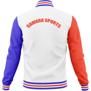 Fabricante personalizado Chenille parches bordados polar béisbol cuero mangas Letterman invierno cuero Varsity chaqueta - Product Image 3