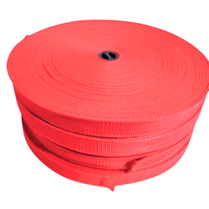 Sangle tissée rouge écologique 100% polyester/polypropylène pour chaussures, textile de maison, fournitures pour animaux de compagnie, épaisseur et tailles personnalisées - Product Image 6