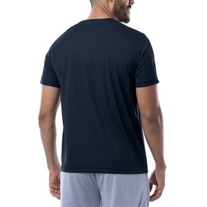 T-shirt à manches courtes en polyester et coton mélangé pour homme, couleur unie, coupe régulière, hauts décontractés imprimés personnalisables, 200g, Offre Spéciale - Product Image 2