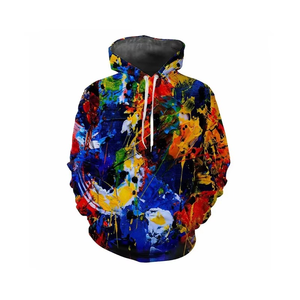 Sudadera con Capucha Estampada en 3D Personalizada OEM ODM, Sudadera Holgada con Forro Polar y Pigmentos Coloridos para Hombre, Estilo Urbano, Venta al por Mayor - Product Image 5