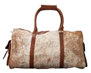 New Hot Selling Genuine Leather Duffel Handbag Casual <b>Weekender</b> Handmade Boho Design <b>Travel</b> <b>Bag</b> with Zipper Closure - Product Image 1