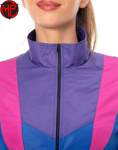 Ensemble de survêtement pour femme, coupe standard, personnalisé, imprimé, capuche réglable, poches zippées, taille élastique, imperméable - Product Image 4