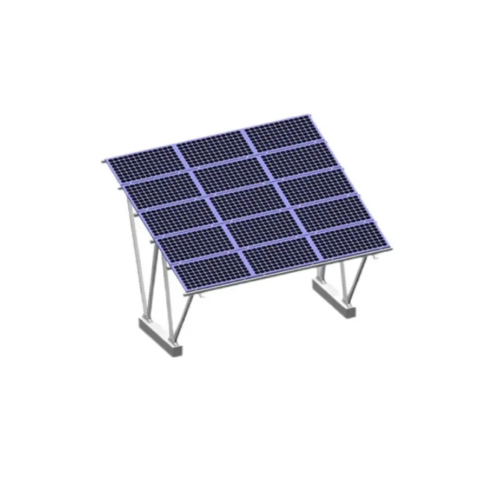Tiang bendera dudukan panel surya, braket sudut z dapat disesuaikan dudukan aluminium