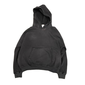 Street Wear Surdimensionné en Détresse Vintage Lavé Personnalisé Hoodies 450 Gsm Fabricants 100% Coton Plaine Pull Crop Hoodie - Product Image 5