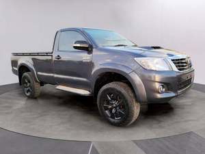 Pick-up Toyota Hilux simple cabine 4x4 gris diesel turbo manuel 2016 d'occasion avec jantes en alliage R17, barres de toit et conduite à droite pour l'exportation - Product Image 2