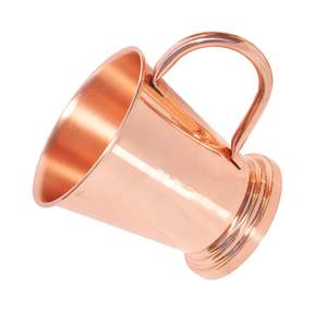 Tasse de voyage en cuivre pur de conception solide unique paille de style zen asiatique avec capuchon meilleure qualité passe au lave-vaisselle passe au micro-ondes - Product Image 5