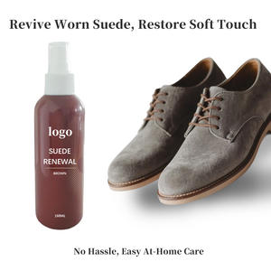 Spray imperméabilisant personnalisé en daim et nubuck de couleur <span class=keywords><strong>bordeaux</strong></span> avec kit personnalisable disponible OEM de renouvellement de couleur avec pinceau et gomme - Product Image 4