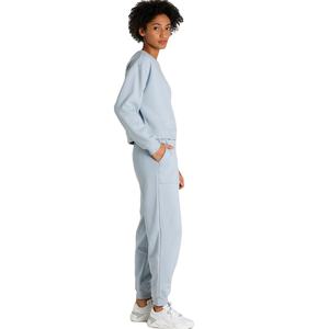 Ensemble de survêtement pour femmes, Logo personnalisé, vente en gros, marque privée, col ras du cou, vêtements de sport, sweat-shirt, Jogging, ensemble 2 pièces - Product Image 6