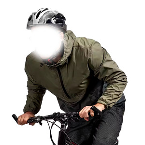 Men's Custom Designed Leather Windbreaker Quick Dry Breathable <b>Hooded</b> Biker <b>Jacket</b> Summer Kangaroo Pockets Zipper Plus Size <b>Fur</b> - Product Image 3