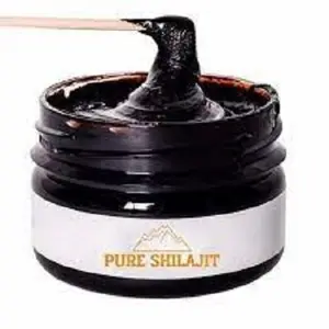 Exportador Premium DE LA India de resina de piedra Shilajit natural pura del Himalaya al por mayor disponible en embalaje personalizado - Product Image 1