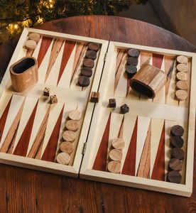 ชุดแบคแกมมอนไม้สไตล์คลาสสิกสร้างความทนทานส่งตรงจากโรงงาน - Product Image 1