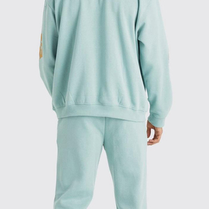 2025 Custom Made Hooded Casual Men's Tracksuit Breathable Printed Jogging Set Winter OEM Service Customized Design Sweat Suit - Product Image 3