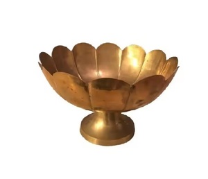 Antique <b>Silver</b> Finished Metal Bowl Unique Designer Fruit Serving Snacks Royal Look for Food Elegant Bowls for Commercial Use - Product Image 2