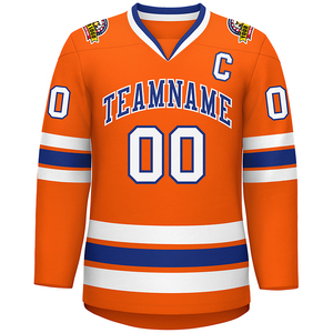 Jersey de Hockey sobre Hielo Personalizado de Alta Calidad con Diseño Sublimado y Logotipo del Equipo, Tela de Malla de Poliéster, Uniforme para Adultos y Jóvenes, Servicio OEM - Product Image 4