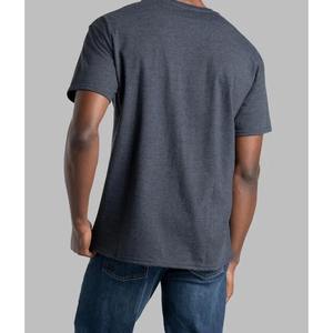 Meilleure vente été confortable coton Jersey gris couleur t-shirt pour hommes Premium gris foncé personnalisé nouveau style t-shirt - Product Image 4