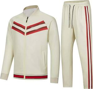 Survêtements décontractés pour hommes Combinaisons de jogging à manches longues Ensembles de survêtements Vestes de survêtement, 100% coton - Product Image 1