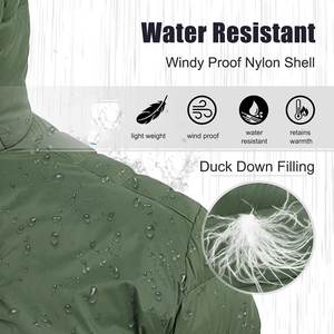 Winter Thermal Puffer Coat Quilted Lined Jacket Windproof Shell <b>For</b> Outdoor Wear And Casual Comfort - Product Image 6