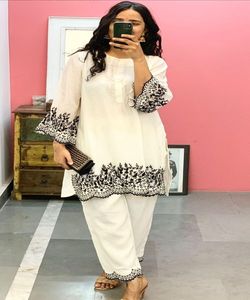 Ropa formal larga con diseño de ropa cosida con estilo, perfecta para damas modernas que buscan modestas y elegantes a la moda - Product Image 5