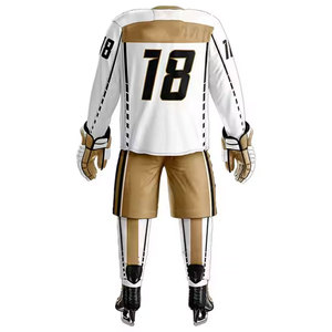 Uniforme de hockey sur glace unisexe sur mesure, respirant et à séchage rapide, en vente en gros - Product Image 5