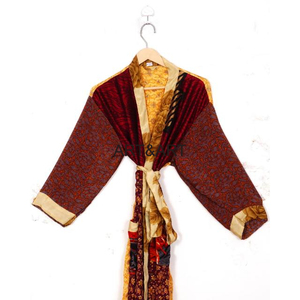 ชุดคลุมท้องผ้าไหมแบบวินเทจสำหรับเจ้าสาวผ้าคลุมบิกีนี่แบบอินเดียสำหรับงานเลี้ยงชุดกิโมโนชายหาดที่หรูหราหรูหราสำหรับใส่ในฤดูร้อน - Product Image 6