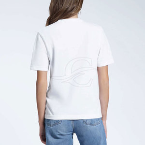 Camiseta de Verano de Alta Calidad Ecológica para Mujer, 100% Algodón, Tela de Lona, Último Diseño, Estilo Casual - Product Image 6