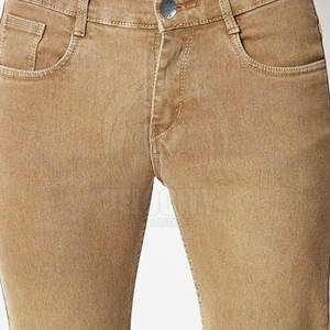 Pantalones vaqueros de algodón 100% ajustados hechos a medida para hombre, Pantalones rectos transpirables con patrón sólido por sublimación para la temporada de otoño, novedad - Product Image 5