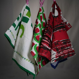 Serviette de cuisine en coton personnalisée, écologique, lavage à la main, séchage rapide, réutilisable, couleur unie, hypoallergénique, serviette à thé jetable - Product Image 2