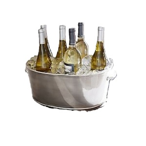 Bañera de fiesta de bebidas de doble pared de tendencia superior Barra de acero inoxidable Cubo de hielo Tamaño personalizado Forma Color - Product Image 3