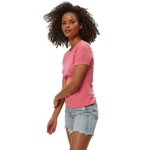 T-shirts d'été en coton pour femmes à coupe ample et à séchage rapide écologiques personnalisés High Street Style 2025 - Product Image 4